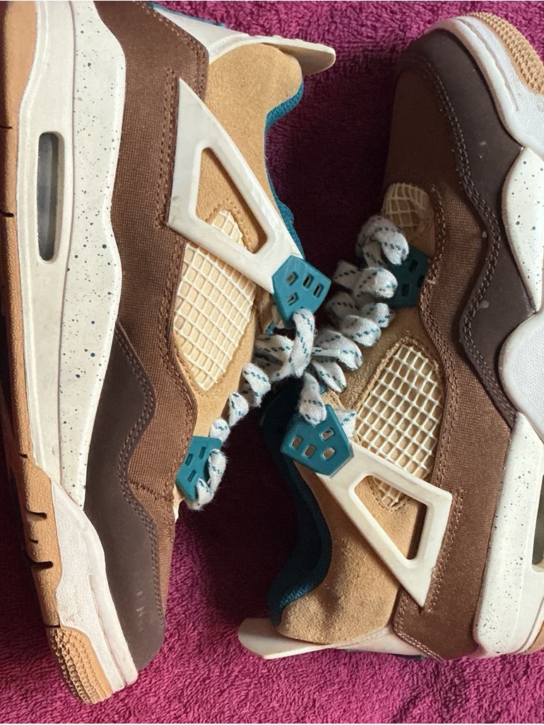 Jordan Sneakers In Teal With White Branding